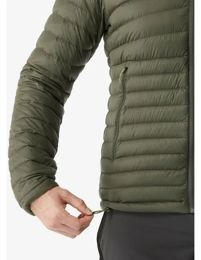 Decathlon Decathlon | Mens hooded down hiking jacket -5C, MT100 - Green