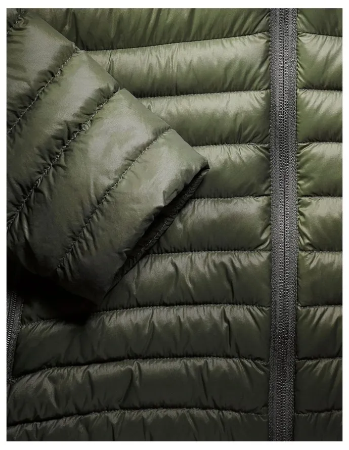Decathlon Decathlon | Mens hooded down hiking jacket -5C, MT100 - Green