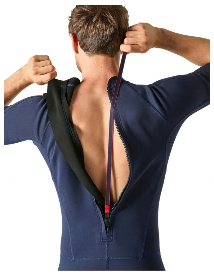 Decathlon Neoprene Shorty Surfing Wetsuit in Navy Blue