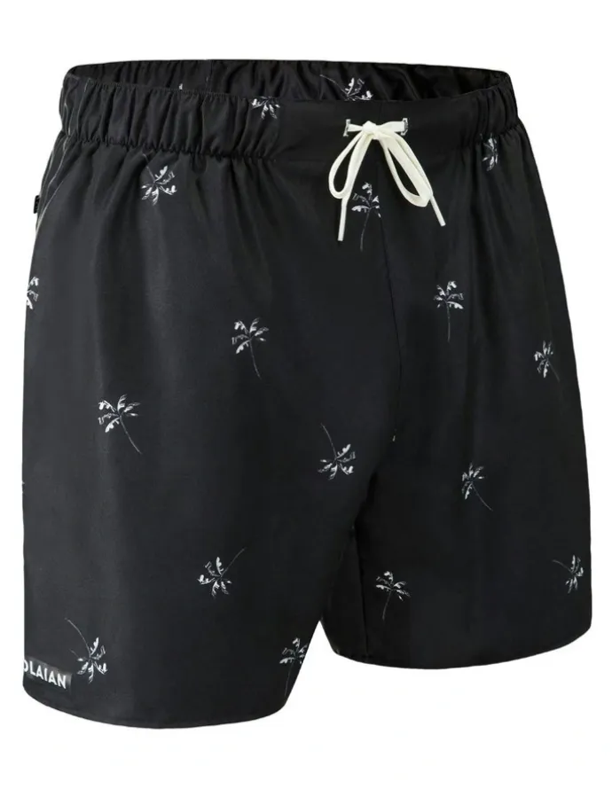 Decathlon 100 Palmito Swim Shorts 15 Inch in Black