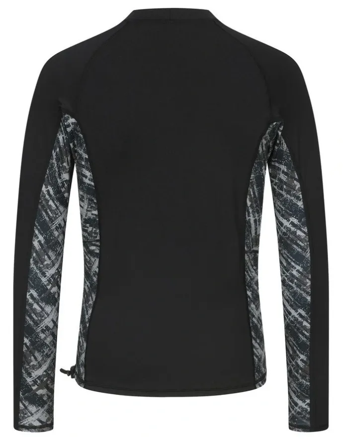 Decathlon Surfing UV Protection Top in Brush Black