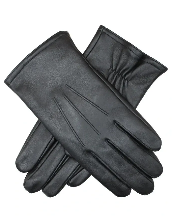Dents Classic Leather Gloves in Black
