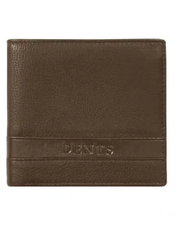 Dents Pebble Grain Leather Bifold Wallet with RFID Blocking in Tan