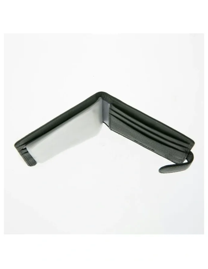Dents Pebble Grain Leather Card Holder with RFID Blocking and Tab in Bottle