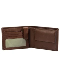 Dents RFID Nappa Leather Trifold Wallet in English Tan