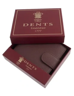 Dents RFID Nappa Leather Billfold Coin Pocket Wallet in English Tan