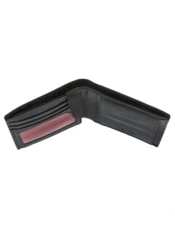 Dents RFID Nappa Leather Trifold Wallet in Black