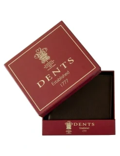 Dents RFID Two-Colour Pebble Grain Leather Billfold Wallet in Tan