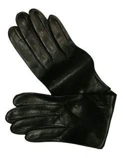 DENTS Unlined Leather Driving Gloves in Black