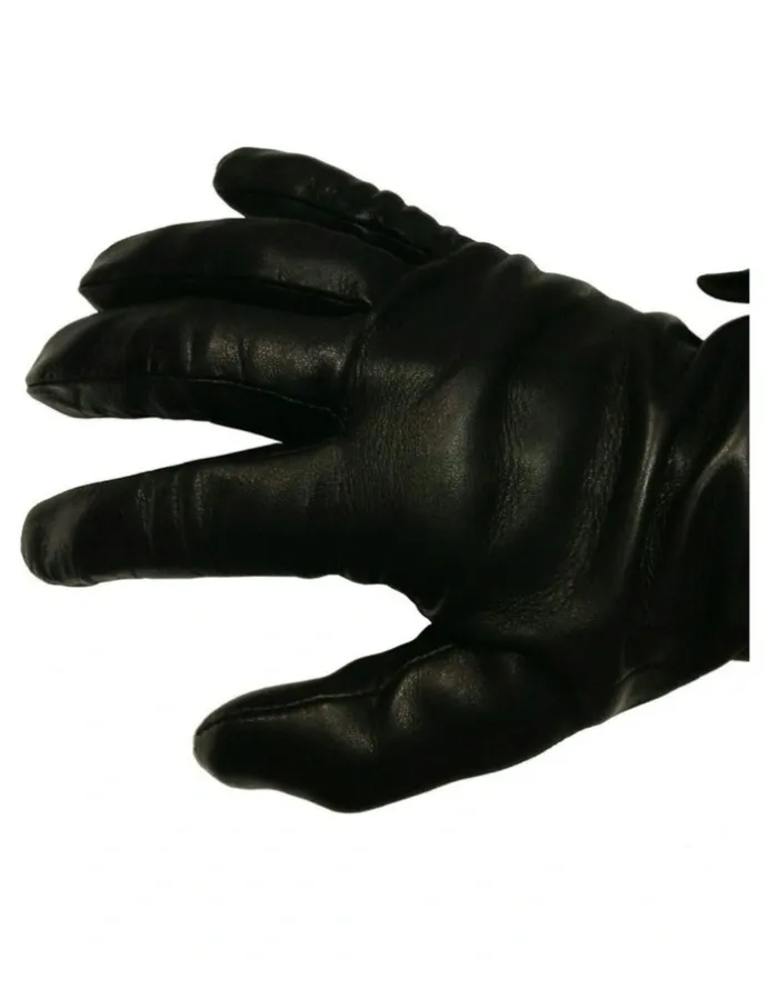 DENTS Unlined Leather Driving Gloves in Black