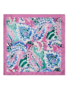 Dom Bagnato Dipinto Paisley Silk Pochette In Rose