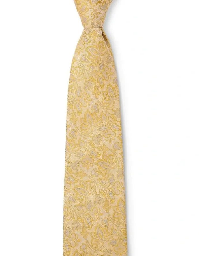 Dom Bagnato Vite Silk Tie In Yellow