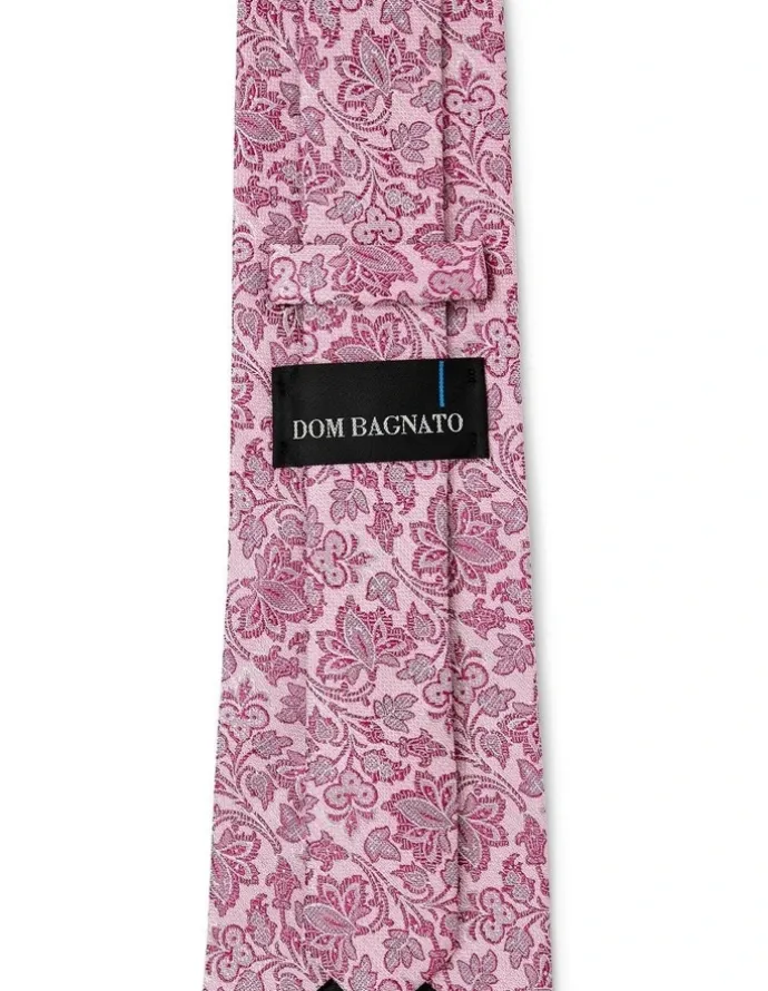 Dom Bagnato Vite Silk Tie In Rose