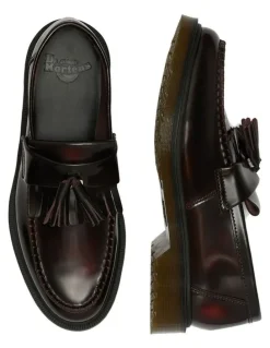 Dr Martens Adrian Arcadia Loafer in Cherry Red