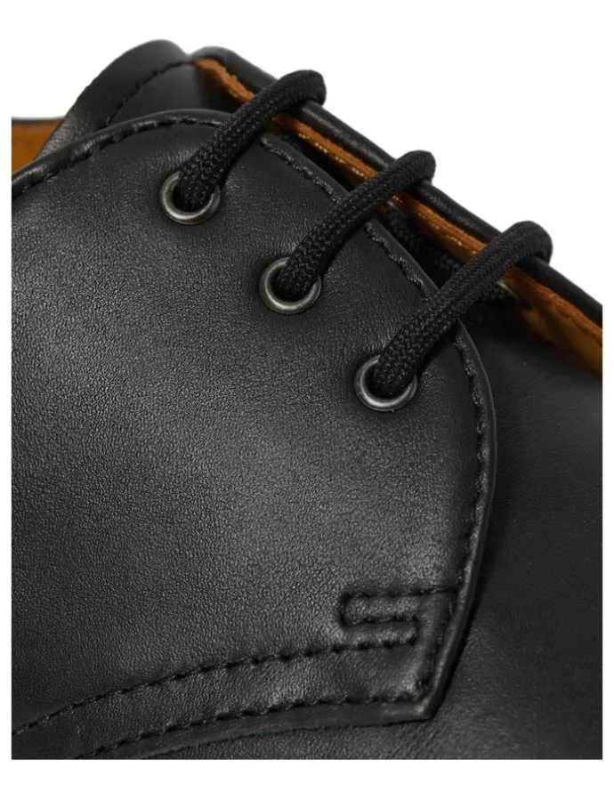 Dr Martens Classic 3 Eye Nappa Shoe 1461 in Black