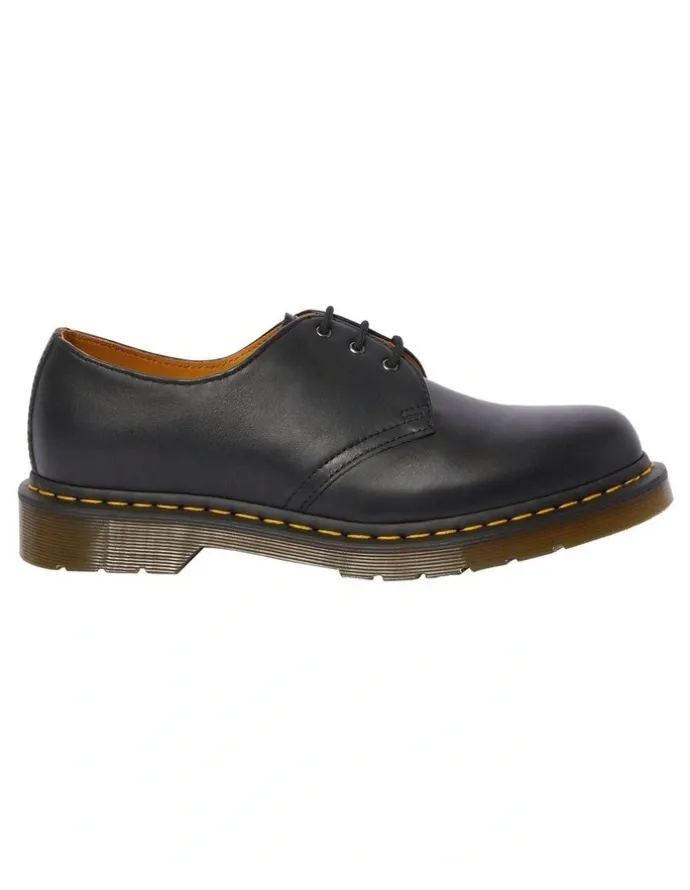 Dr Martens Classic 3 Eye Nappa Shoe 1461 in Black