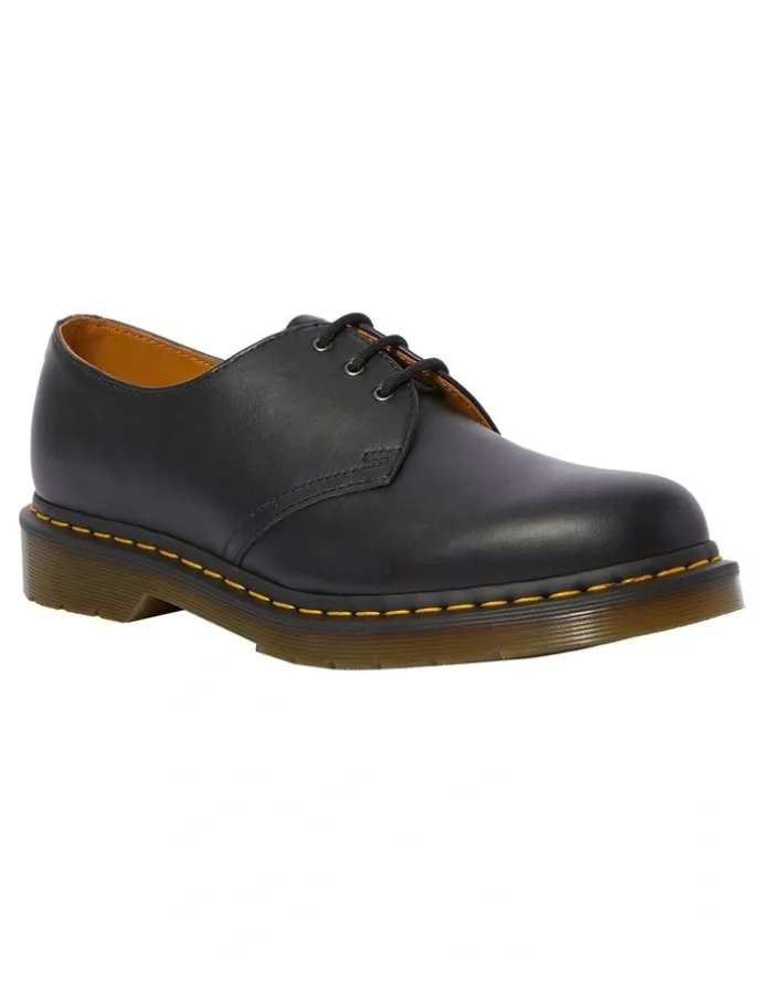 Dr Martens Classic 3 Eye Nappa Shoe 1461 in Black