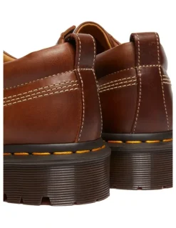 Dr Martens Lowell 4 Eye Lace Up Shoe in Butterscotch Orleans
