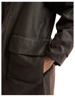 Driza-Bone COM2230HWO Ranger Oilskin Coat in Heritage