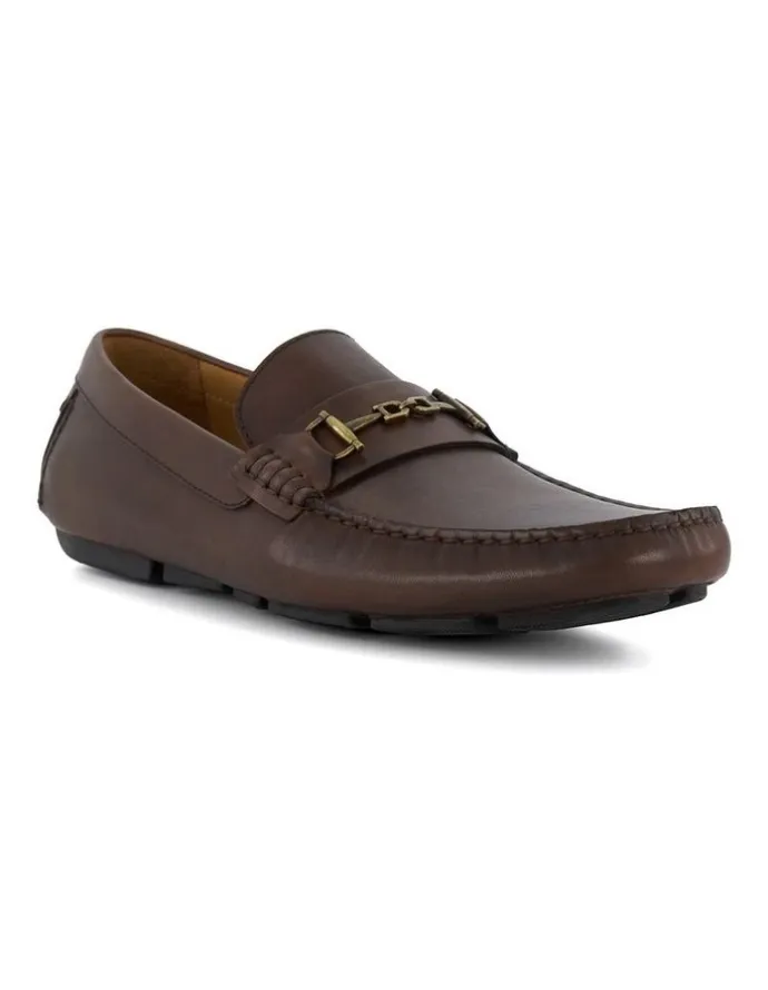 Dune London Beckons Loafer in Dark Brown