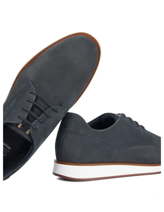 Dune London Beko Lace-Up Shoe in Blue