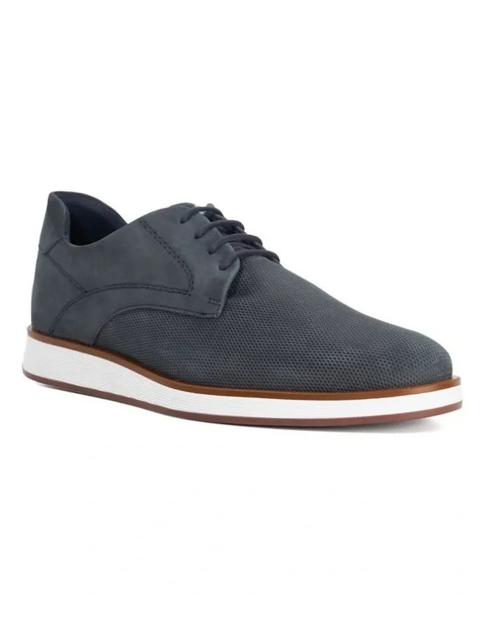 Dune London Beko Lace-Up Shoe in Blue