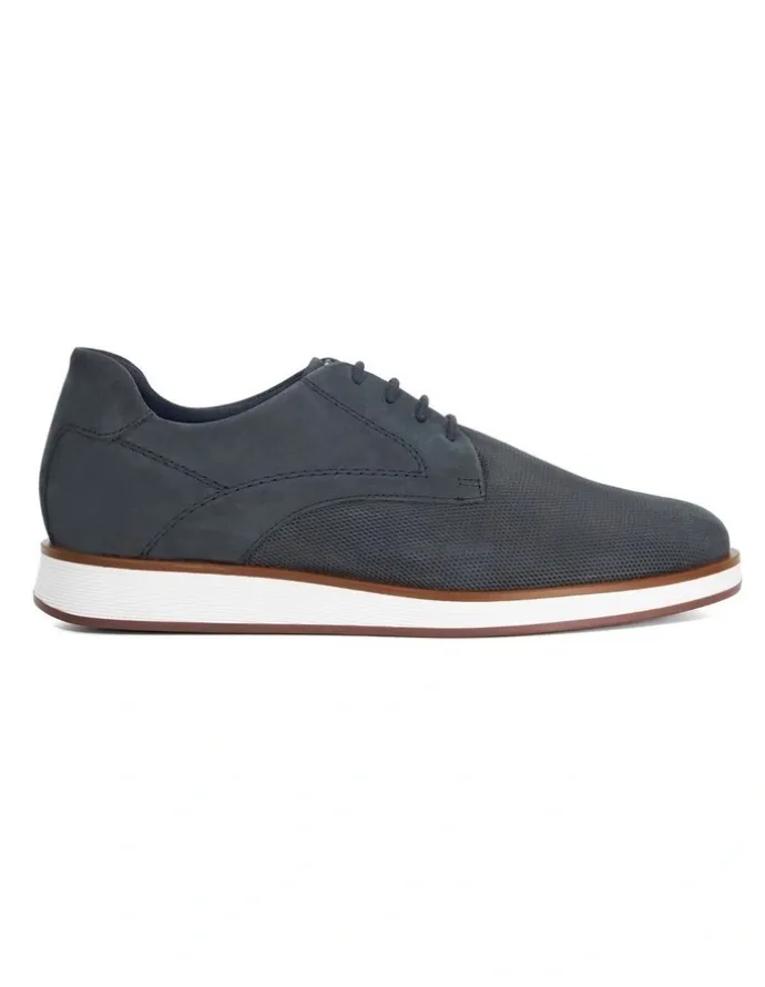 Dune London Beko Lace-Up Shoe in Blue