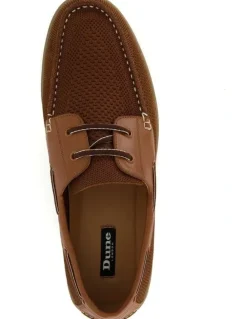 Dune London Blaim Boat Shoe In Tan