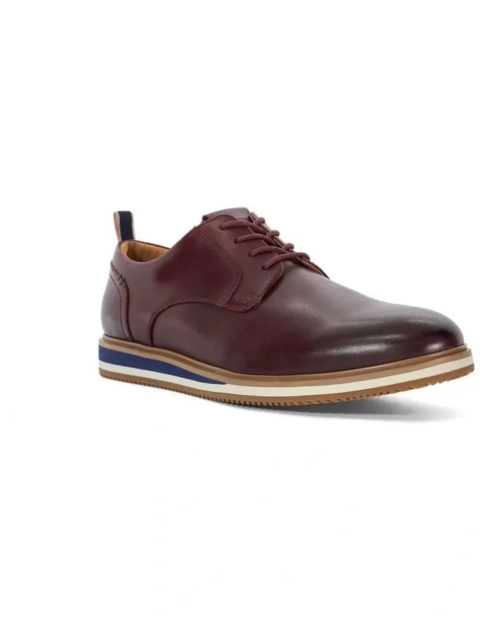 Dune London Blaksley Shoe in Burgundy
