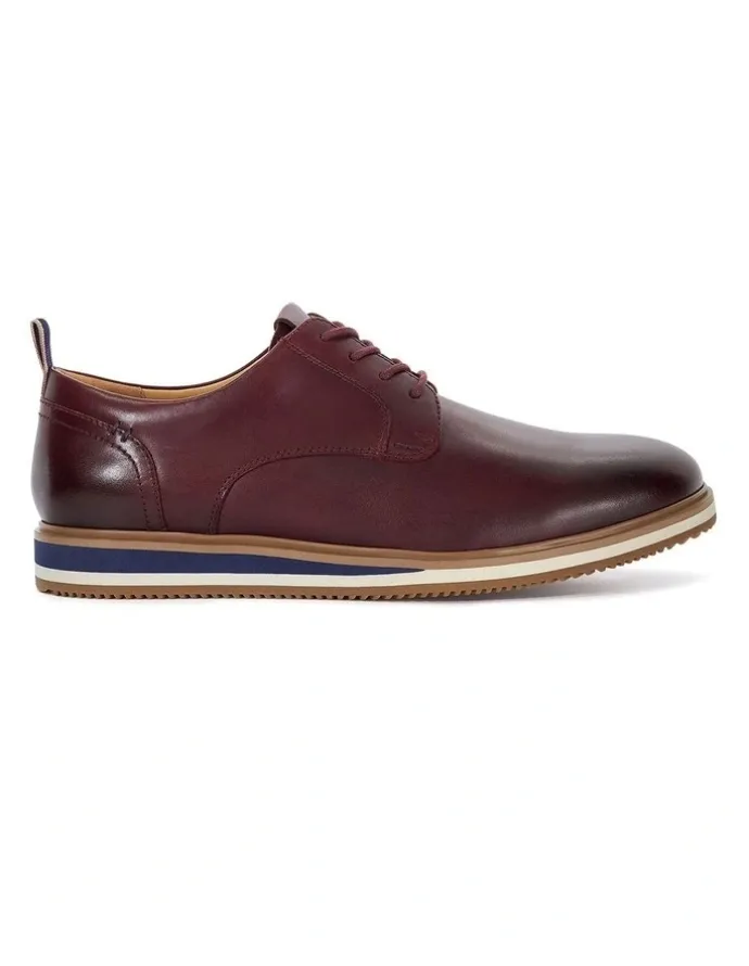 Dune London Blaksley Shoe in Burgundy
