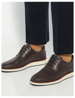 Dune London Bow Lace-Up Shoe in Brown