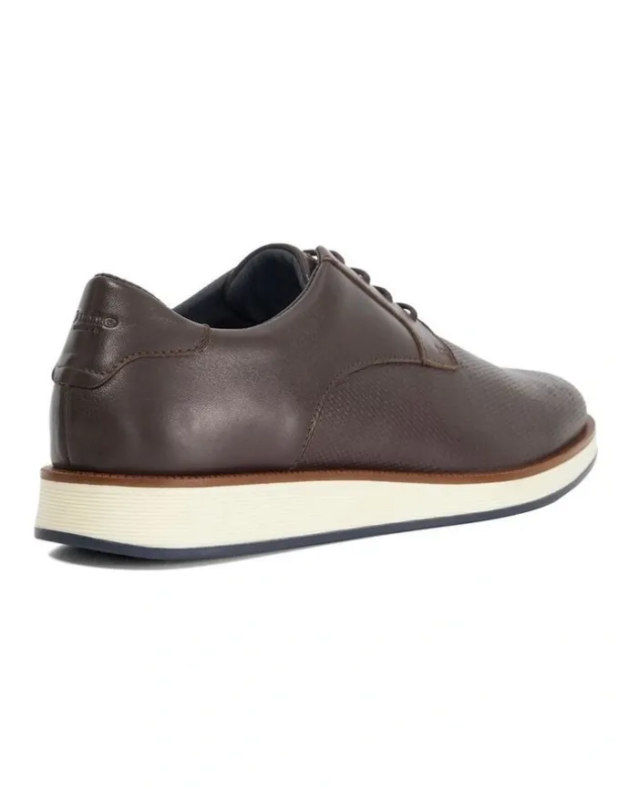Dune London Bow Lace-Up Shoe in Brown