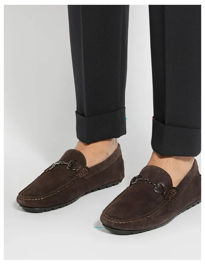 Dune London Brackon Moccasion in Brown