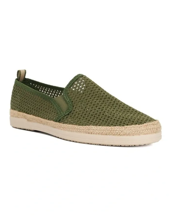 Dune London Fisherr Espadrilles In Khaki
