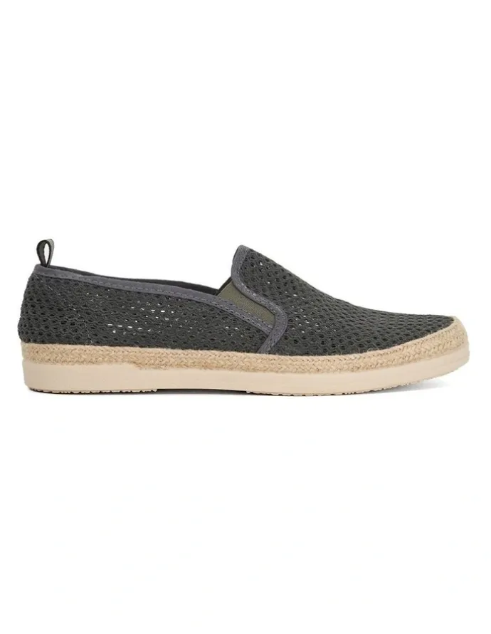Dune London Fisherr Espadrille In Grey