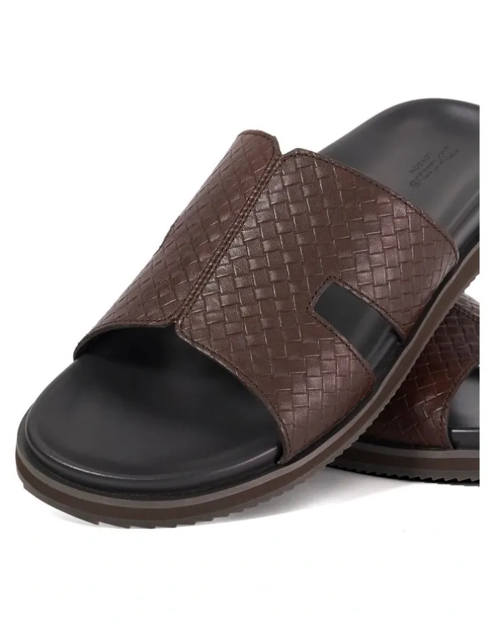 Dune London Insight Weave In Sandal in Brown