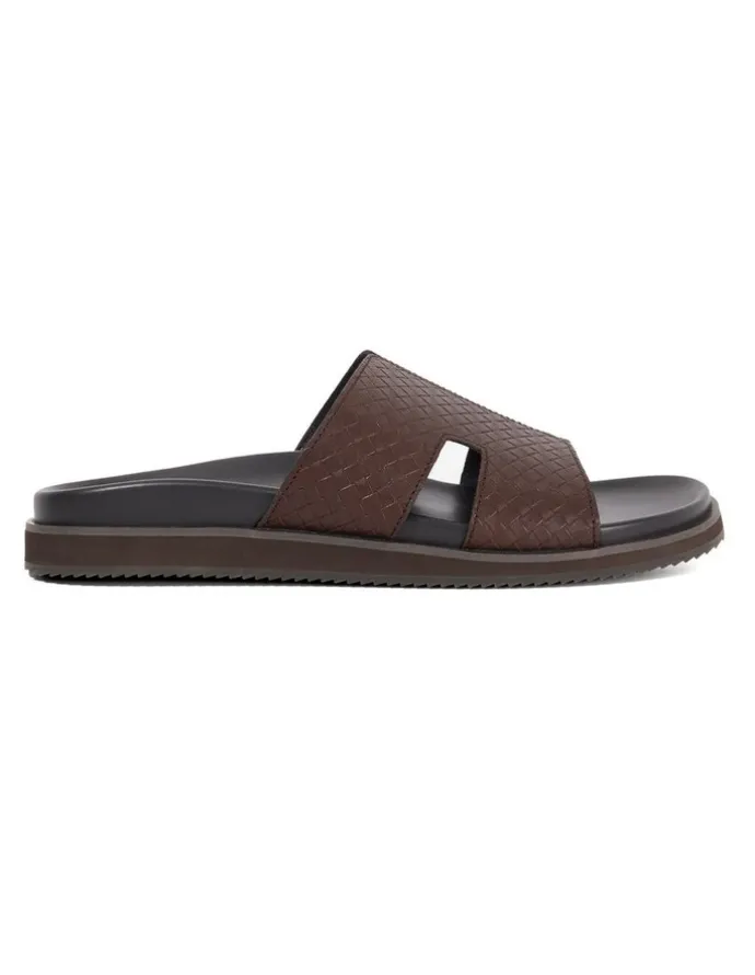 Dune London Insight Weave In Sandal in Brown