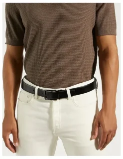 Dune London Nott Belt in Black