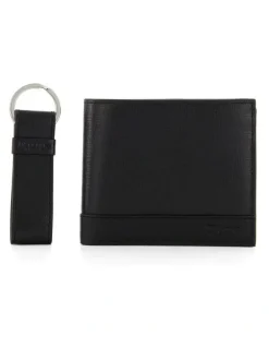 Dune London Opollo Wallet and Card Holder Gift Set in Black