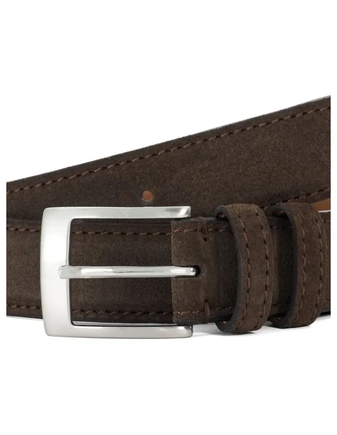 Dune London Osdlt Suede Belt in Brown