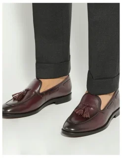 Dune London Sandders Loafer in Burgundy