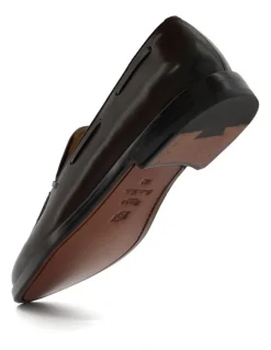 Dune London Sanders Loafer in Dark Brown