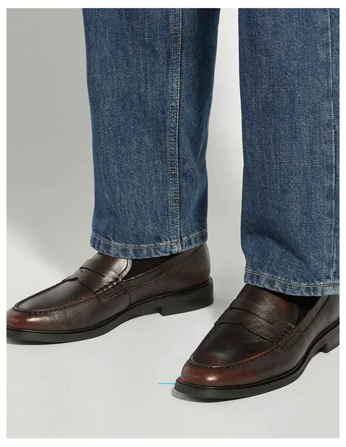 Dune London Sascha Loafer in Brown