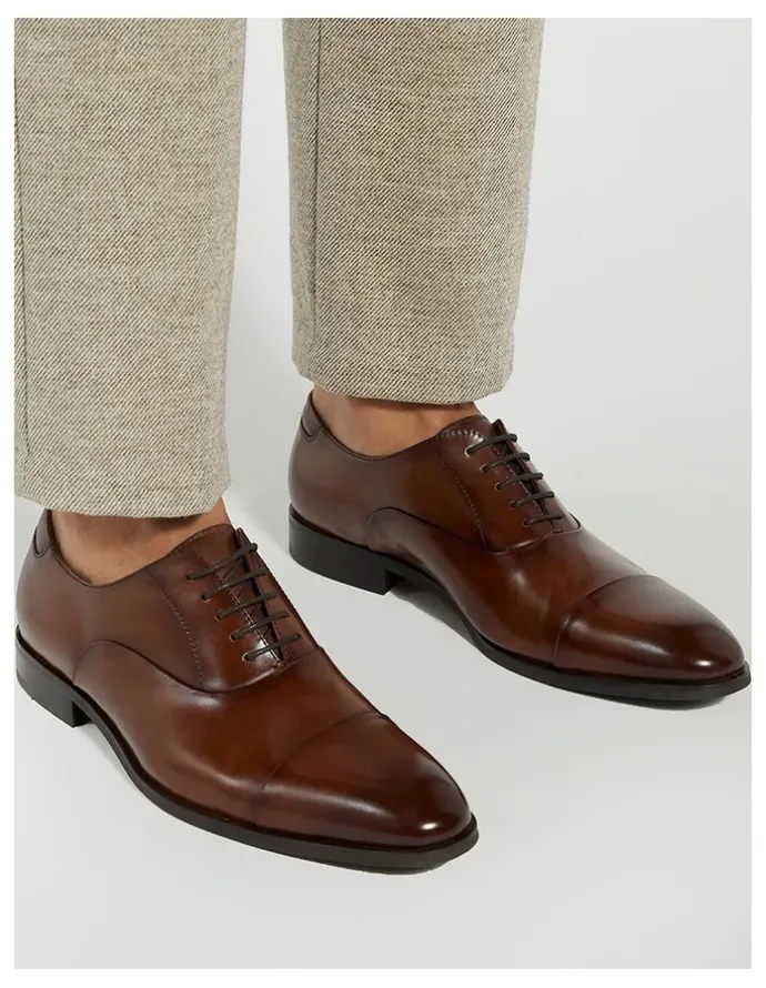 Dune London Secrecy Dress Shoe in Tan