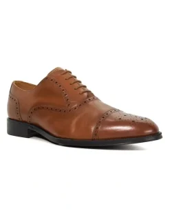 Dune London Soliders Dress Shoe in Tan