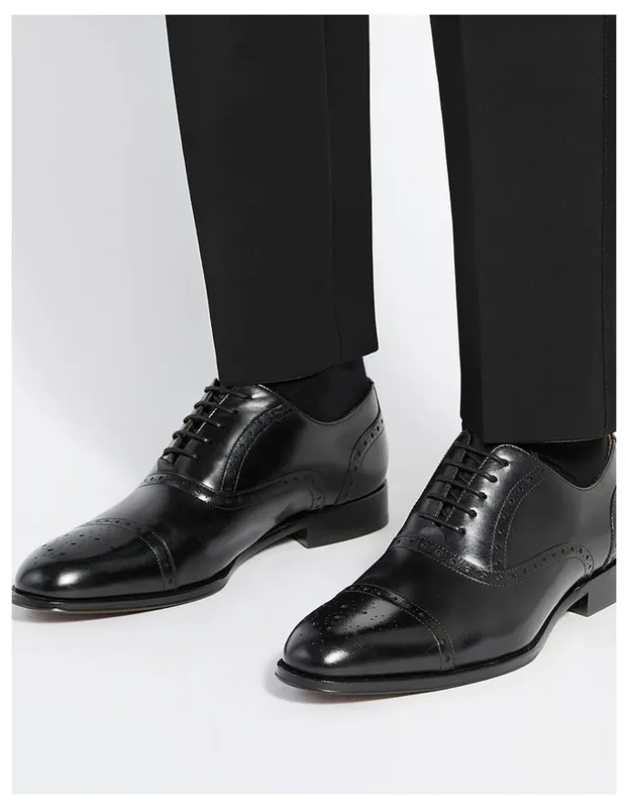 Dune London Soliders Dress Shoe in Black