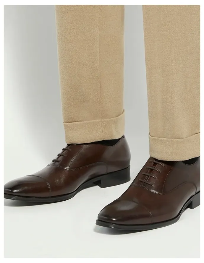 Dune London Solver Dress Shoe in Brown