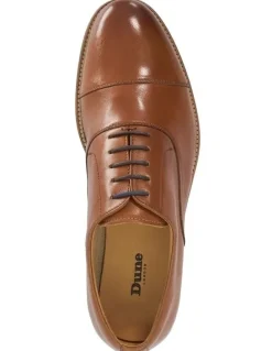 Dune London Stanlakes Lace-Up Shoe in Tan