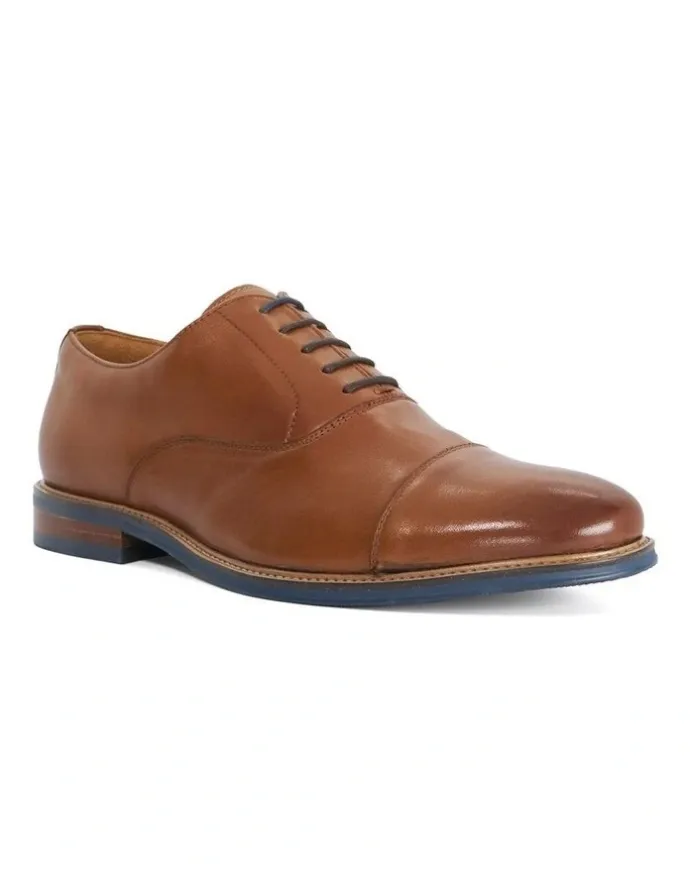 Dune London Stanlakes Lace-Up Shoe in Tan
