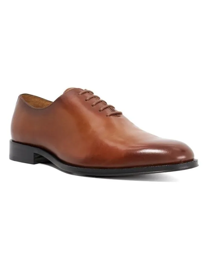 Dune London Sylvester Lace-Up Shoe in Tan